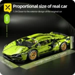 ToylinX Technical Building Blocks Racing Sport Car Speed Vehicle Model City Mechanical Super Bricks Puzzle Toys Adult Gift - Image 6