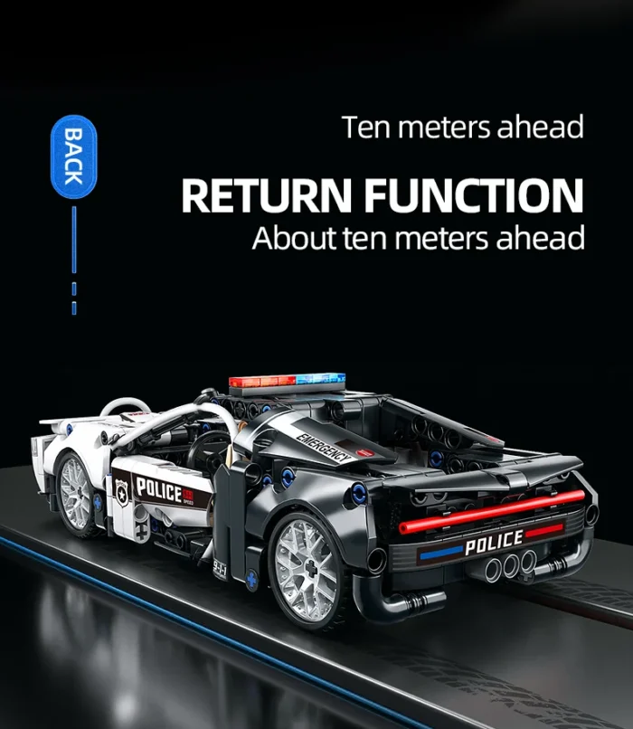 ToylinX 410pcs Police Car Building Blocks Car Early Learning Development Benefits Intelligence Assembled Toys Children's Gifts - Image 10
