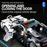 ToylinX 410pcs Police Car Building Blocks Car Early Learning Development Benefits Intelligence Assembled Toys Children's Gifts - Image 5