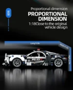 ToylinX 410pcs Police Car Building Blocks Car Early Learning Development Benefits Intelligence Assembled Toys Children's Gifts - Image 12