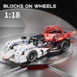 ToylinX Cars Building Sets MOC Remote Control Car Building Blocks Car Cool Collectible Model Car Kits Building Toys - Image 4
