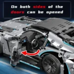 1:14 MOC Building Set Raceing Car Model 1466Pcs Sports Car Building Blocks Toys Boys or Adults Kits for Boys Birthday Gifts - Image 15