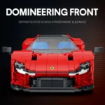 2022 Technical Car Ferra Daytona SP3 Model Building Block MOC Creative Racing Vehicle Supercar Set Bricks DIY Toys For Kids - Image 6