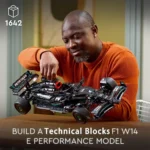 Technical F1 42171 1:8 1642PCS W14 E Merchandise Building Blocks Super Race Car Assembly Model Vehicle Toys Bricks for Boy Gifts - Image 9