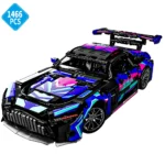 1:14 MOC Building Set Raceing Car Model 1466Pcs Sports Car Building Blocks Toys Boys or Adults Kits for Boys Birthday Gifts - Image 12