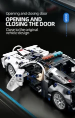 ToylinX 410pcs Police Car Building Blocks Car Early Learning Development Benefits Intelligence Assembled Toys Children's Gifts - Image 11