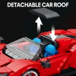 2022 Technical Car Ferra Daytona SP3 Model Building Block MOC Creative Racing Vehicle Supercar Set Bricks DIY Toys For Kids - Image 4