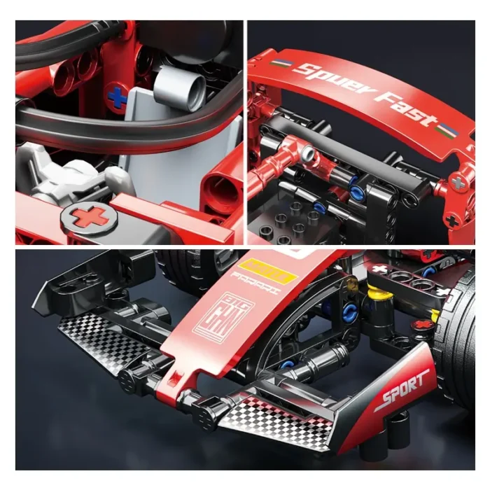 ToylinX Cars Building Sets MOC Remote Control Car Building Blocks Car Cool Collectible Model Car Kits Building Toys - Image 3