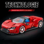 2022 Technical Car Ferra Daytona SP3 Model Building Block MOC Creative Racing Vehicle Supercar Set Bricks DIY Toys For Kids - Image 5