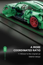 ToylinX Technical Super Racing Car 456PCS Model Building Blocks Automobile Pull Back DIY Vehicle Children Construction Toys - Image 12