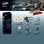 DECOOL 33003 3145Pcs Sport Racing Car Model New 20102 23009 13108 MOC-22970 building block Brick Chrismas Toy Simulation hub - Image 6