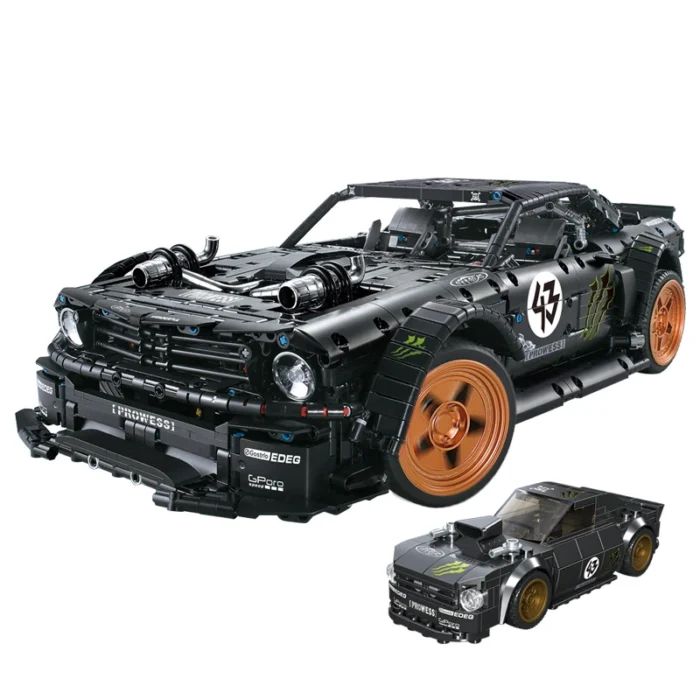 DECOOL 33003 3145Pcs Sport Racing Car Model New 20102 23009 13108 MOC-22970 building block Brick Chrismas Toy Simulation hub - Image 5