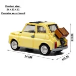 New 900+PCS 10271 Technical Building Blocks Classic DIY Yellow Car Model Creator Assemble Vehicle Bricks Toys For Children Gifts - Image 6