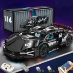 Technical Racing Sport Car Model Building Blocks technic adults 1:14 DIY Supercar Brick Puzzle Toys Kid Adult Gift(1280+granule) - Image 3