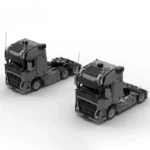 NEW high-tech Truck Engineering Container Tractor Building Block 4x2 6x4 Trailer Unit Tower Head Building Block Bricks Toy Gift - Image 2