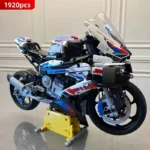 New 42130 Motorcycle 1000 RR Model Building Blocks Set, 1920 Pieces Bricks, MOC Toys Christmas and Easter Gift for Kids Or Adult
