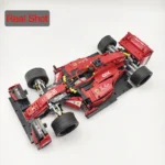 Mork 023004 023005 High-Tech MOC Red F1 Formula Cars Sports Racing Modular Car Model Toys Building Blocks Boy Audlt Gift - Image 2