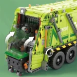 1468PCS Remote Control Compressed Garbage Truck Building Blocks City Sanitation Technical RC Car Model Bricks Kids Toys Gifts - Image 2
