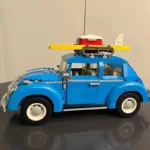 New 1100+PCS 10252 Blue Beetle Classic Creative Car Building Blocks Model Bricks Compatible Kids Christmas Toys Birthday Gifts - Image 3