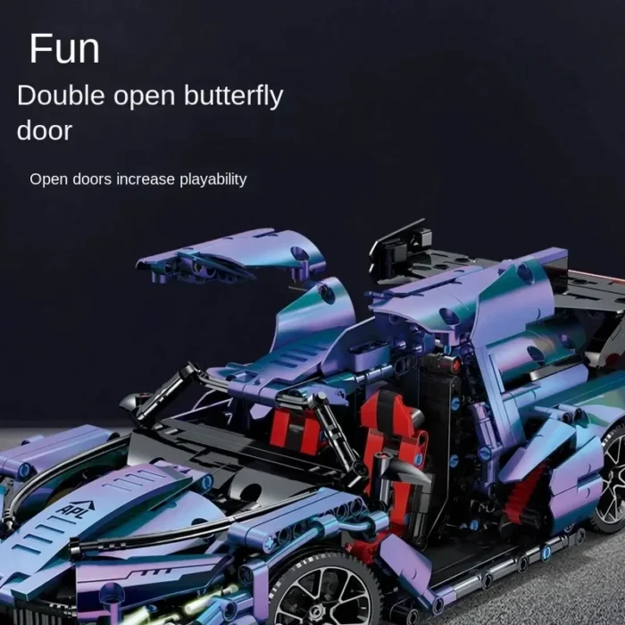 Technical Racing Sport Car Model Building Blocks City Mechanical Speed Vehicle Supercar Bricks Puzzle RC Toys Kid Adult Gifts - Image 3