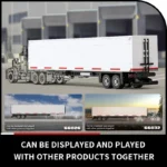 268PCS American Truck Head Building Blocks Creative Connectable Container Trailer Model Bricks Diy Toys For Kids Holiday Gifts - Image 5