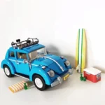 New 1100+PCS 10252 Blue Beetle Classic Creative Car Building Blocks Model Bricks Compatible Kids Christmas Toys Birthday Gifts - Image 2