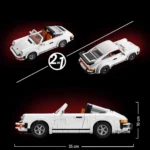 Technical Retro Car Model 10295 Building Blocks Set 2in1 Race Classic Model Kit for Adults and Teens Toys Christmas Gift 1458pcs - Image 4