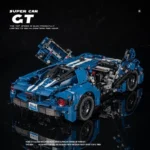 Technical 1486Pcs Classic GT Racing Car 1:12 Compatible 42154 Building Blocks MOC Expert Speed Sport Car Model Bricks Toys Gifts - Image 5