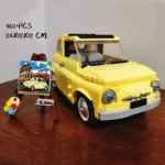 New 900+PCS 10271 Technical Building Blocks Classic DIY Yellow Car Model Creator Assemble Vehicle Bricks Toys For Children Gifts - Image 2