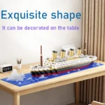 Small Particle Building Block Assembly Toy Titanic Giant Boy Girl Puzzle Cruise Ship Brick Model Kit Desltop Birthday Gift Child - Image 3