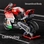Motorcycle Building Blocks Set Adults 1:10 Model Kit Building Bricks Car Toys Boy Kid Christmas Halloween Small Decorative Items - Image 4