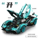 2023 Building Blocks Concept Edition Sports Car Super Racing Building Blocks Brick Model Overspeed Car Toy Children's gift - Image 3