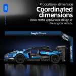 Technical Mechanical Supercar Racing Racing 548pcs Building Block Assembled Toy Car Boys and Girls Children's Puzzle - Image 6