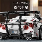 Building blocks compatible with concept White Sports car Super Racing Building Blocks Brick model Speedcar Children's gift - Image 4