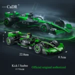 CADA double E building blocks Zhou Guanyu F1 Sauber racing pair assembled C44 model supercar 314PCS boy toy gift C55032 - Image 3