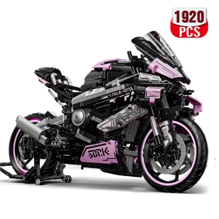 Technical 1000 RR 42130 Motorcycle Model Building Blocks Kit for Adults,Display Motorcycle Set with Authentic Features Gift Idea