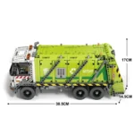 1468PCS Remote Control Compressed Garbage Truck Building Blocks City Sanitation Technical RC Car Model Bricks Kids Toys Gifts - Image 6