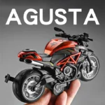 Pocket Toy Alloy Motorcycle Model Miniature Diecast Racing Off-Road Motorcycle Simulation Car Toy Street Motorcycle Model Gift - Image 2