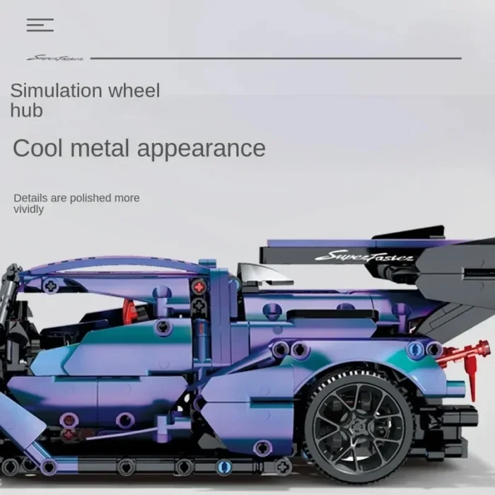 Technical Racing Sport Car Model Building Blocks City Mechanical Speed Vehicle Supercar Bricks Puzzle RC Toys Kid Adult Gifts - Image 5