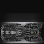 RC Tech Racer 1:14DIY Roadster building block assembly Block car toy birthday gift Black V12 Block Roadster Black V12 Block Road - Image 4