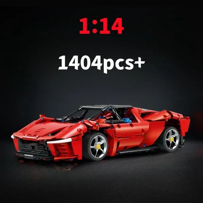 City Speed Famous Vehicle Red Black SP3 1:14 Technical Super Sports Car Racing Car Bricks Model Toys for Kid Christmas Gift - Image 1