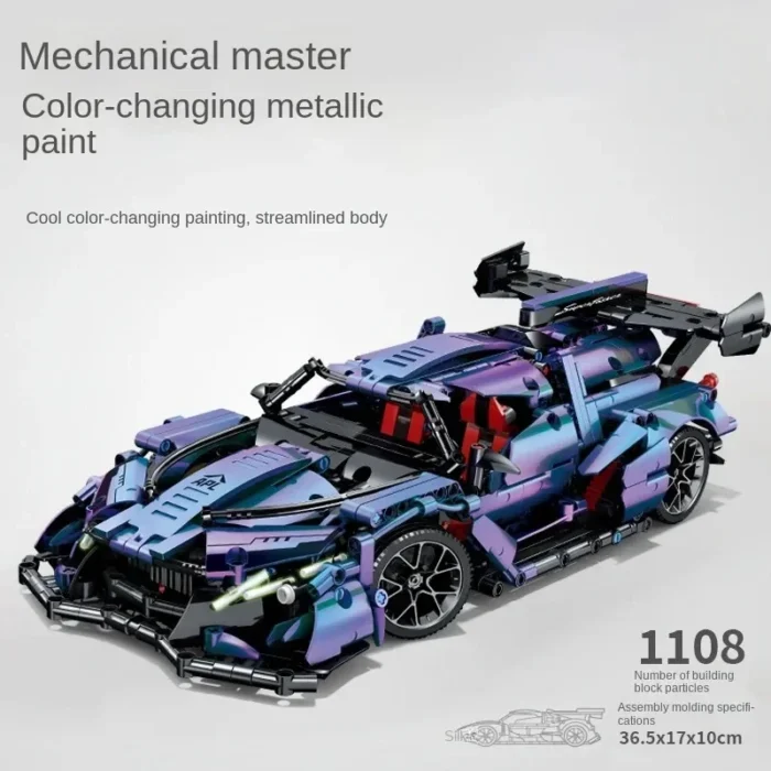 Technical Racing Sport Car Model Building Blocks City Mechanical Speed Vehicle Supercar Bricks Puzzle RC Toys Kid Adult Gifts - Image 1