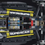 Technical Super Racing 1:8 Formula Building block Racing Renault F1 , kit assembly model Bricks toy, Christmas birthday gift - Image 5