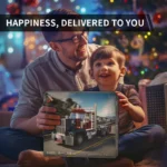 268PCS American Truck Head Building Blocks Creative Connectable Container Trailer Model Bricks Diy Toys For Kids Holiday Gifts - Image 6