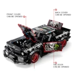 Technical Racing Sport Car Model Building Blocks technic adults 1:12DIY Supercar Brick Puzzle Toys Kid Adult Gift（1655+granule） - Image 4