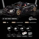 IN STOCK 1:8 MOC Sport Racing CAR Model With Motor 10625 3658Pcs Building Blocks Bricks Toys For Children Christmas Gifts - Image 3