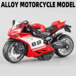 Pocket Toy Alloy Motorcycle Model Miniature Diecast Racing Off-Road Motorcycle Simulation Car Toy Street Motorcycle Model Gift - Image 5