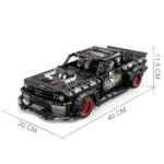 Technical Racing Sport Car Model Building Blocks technic adults 1:12DIY Supercar Brick Puzzle Toys Kid Adult Gift（1655+granule） - Image 6