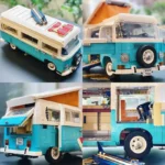 NEW In Stock The T2 Camper Car Van Model Building Blocks Compatible 10279 DIY Bricks Toys for Children Christmas Birthday Gift - Image 6