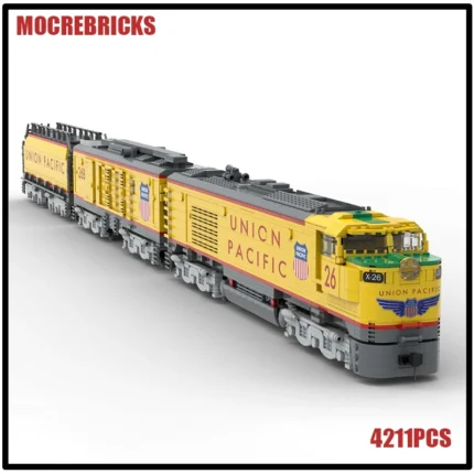 MOC Building Blocks Assembly Model Kits GE 8500 Fuel Train Suit Creative Puzzle Enlightenment Children's Toy Birthday Xmas Gifts